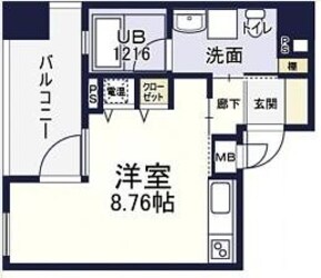 長堀橋駅 徒歩2分 4階の物件間取画像